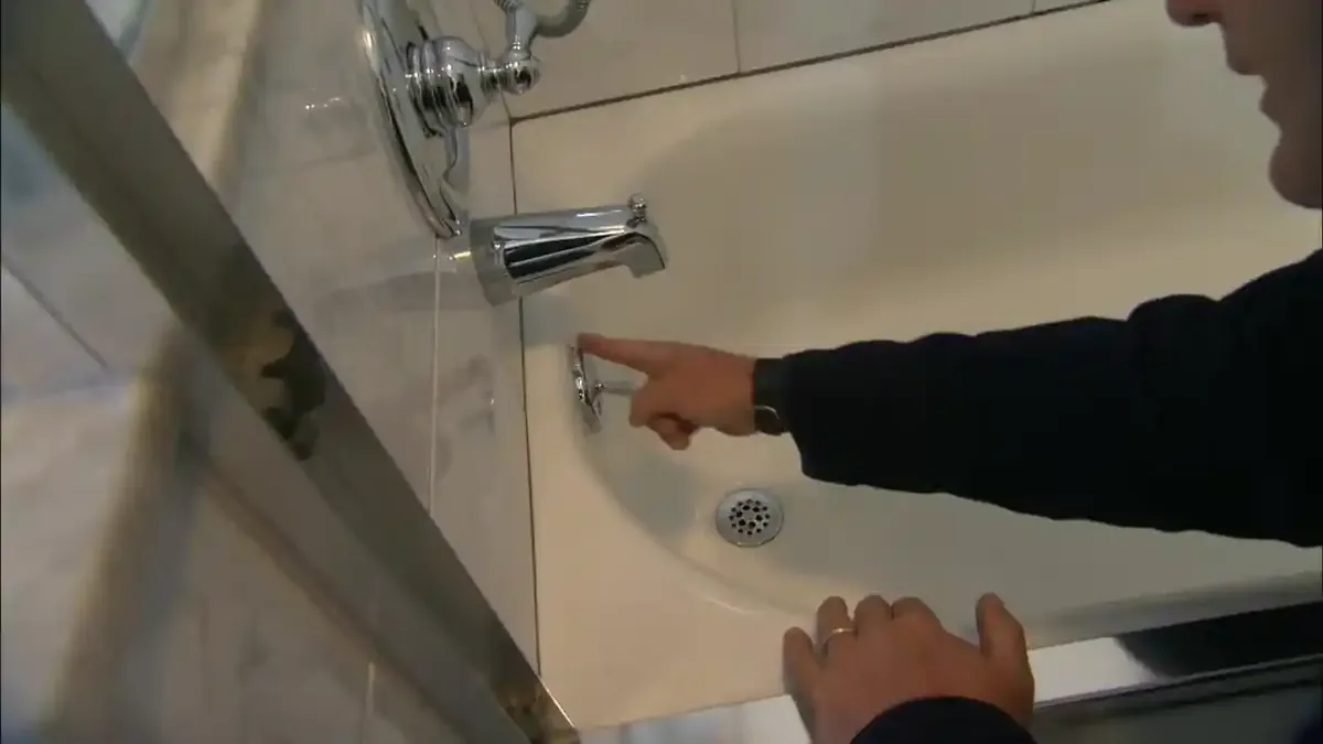 Bathtub leak detection Westminster CO &mdash; overflow plate drain assembly supply valve caulk failure Cotton Creek Westminster Heights