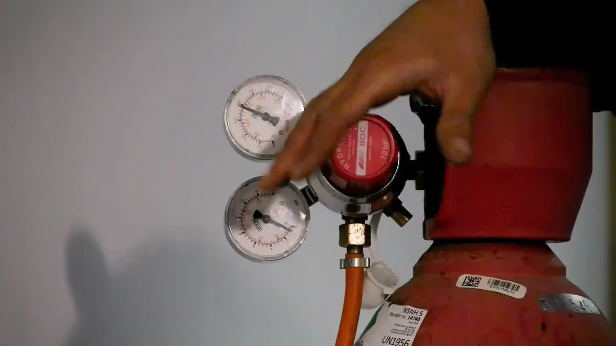 Tracer gas helium hydrogen leak detection Westminster CO &mdash; micro-fracture slab foundation pipe failure Adams Jefferson County Westminster Heights Cotton Creek